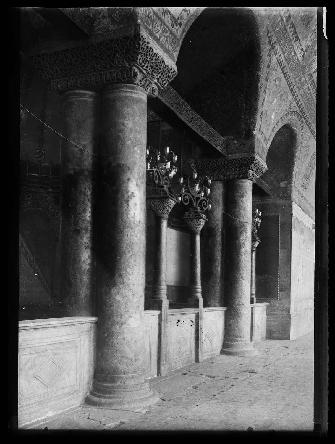 Détail des tribunes